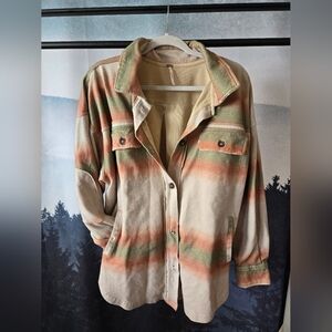 Free People Printed Ruby Shacket